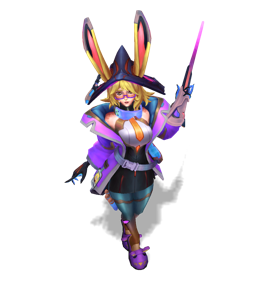 Battle Bunny Aurora Amethyst chroma