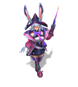 Battle Bunny Aurora Rose Quartz chroma