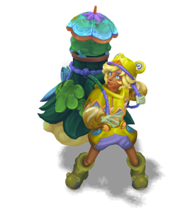 Rain Shepherd Milio Emerald chroma