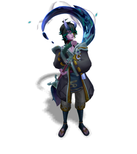 Spirit Blossom Hwei Obsidian chroma