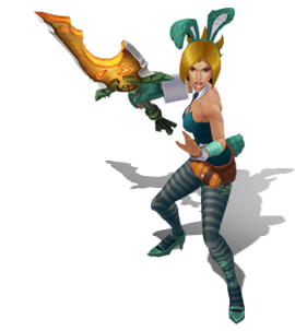 Battle Bunny Riven Emerald chroma
