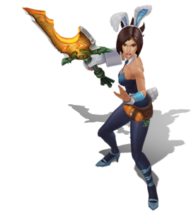 Battle Bunny Riven Sapphire chroma
