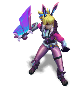 Battle Bunny Prime Riven Rose Quartz chroma