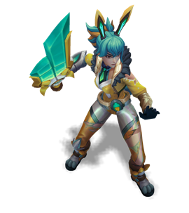 Battle Bunny Prime Riven Citrine chroma