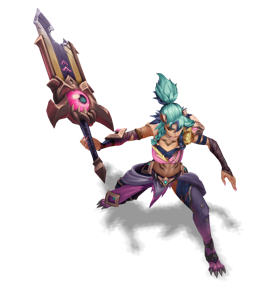 Primal Ambush Riven Rose Quartz chroma