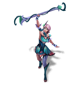Faerie Court Lux Turquoise chroma