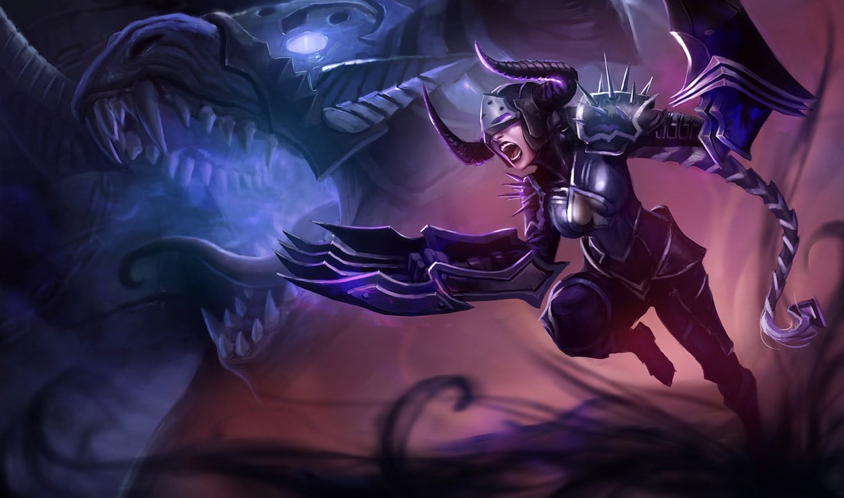 Darkflame Shyvana splash