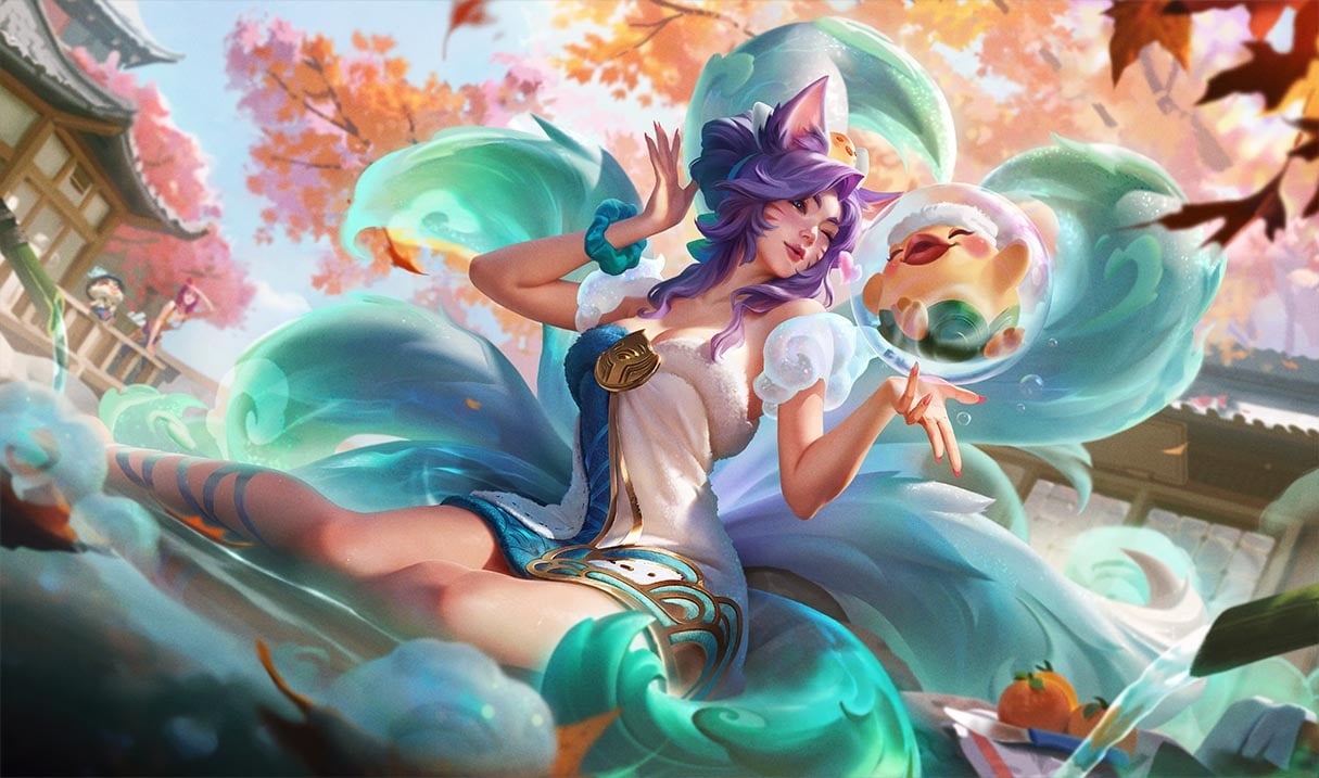 Spirit Blossom Springs Ahri splash