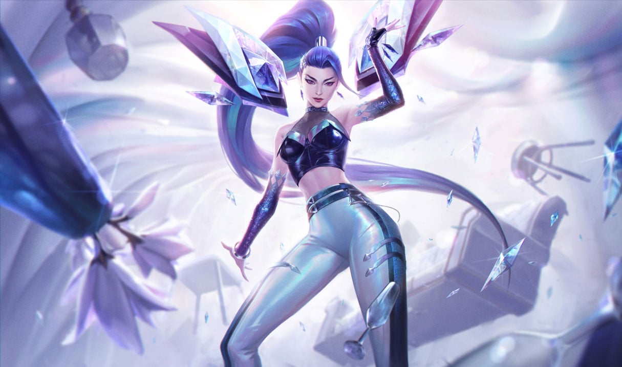 K/DA ALL OUT Kai'Sa splash