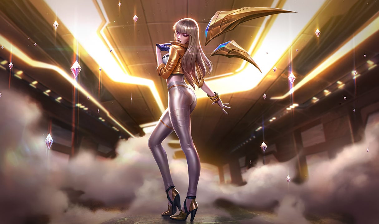 Prestige K/DA Kai'Sa (2022) splash