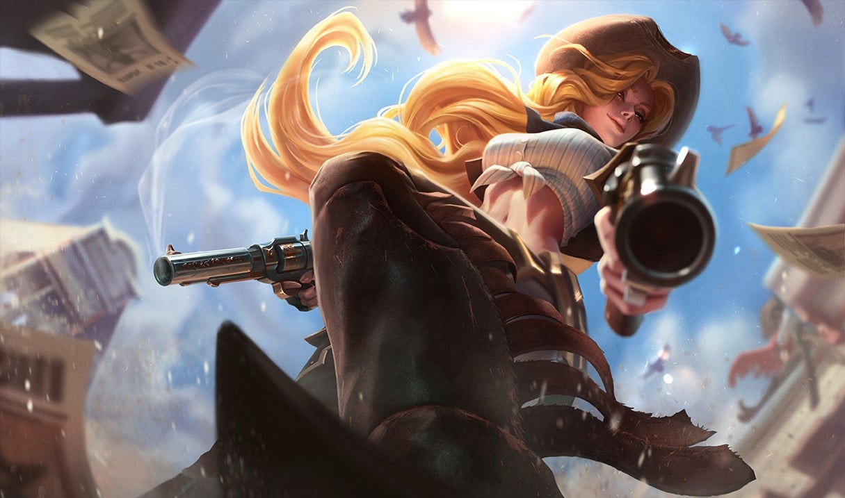 Cowgirl Miss Fortune splash