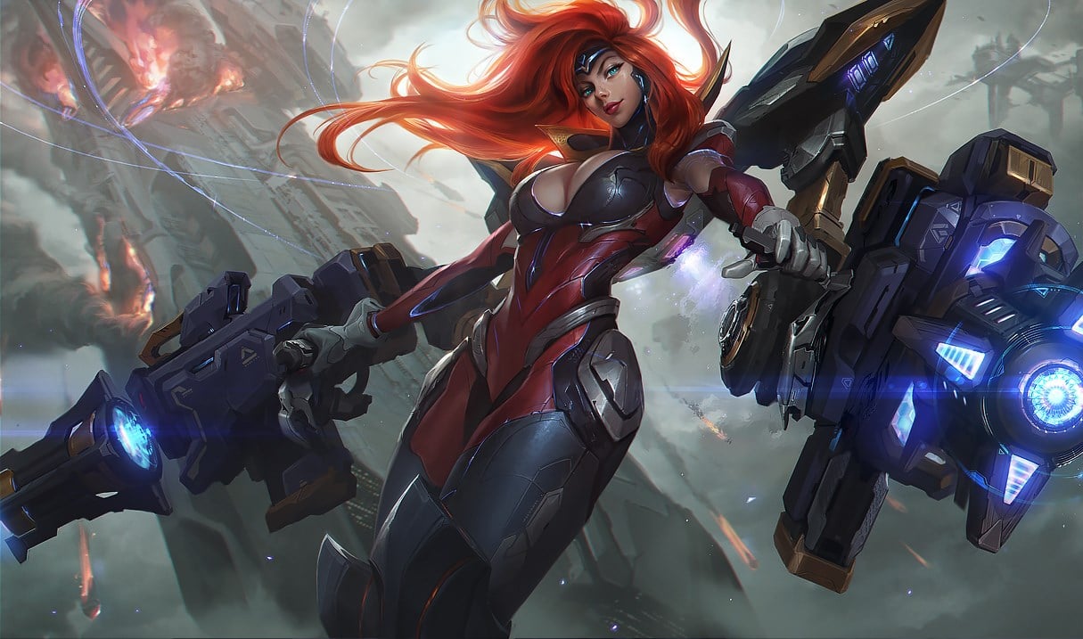 Gun Goddess Miss Fortune splash