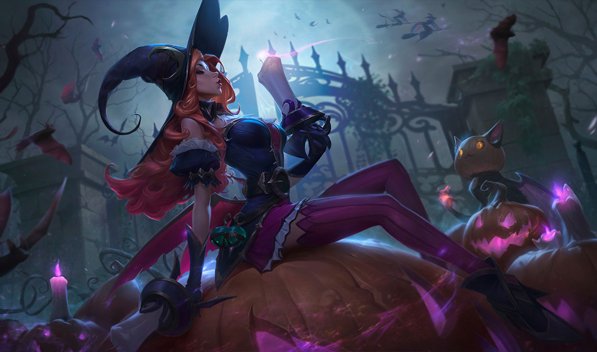 Bewitching Miss Fortune splash