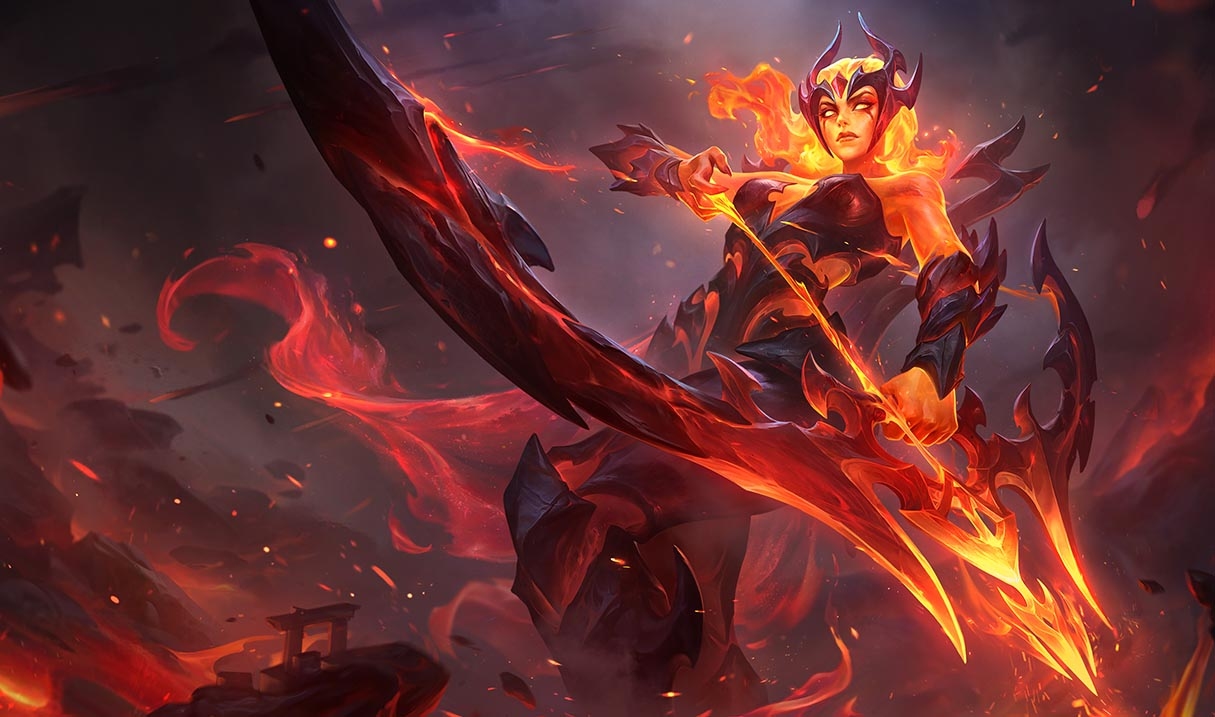 Infernal Ashe splash