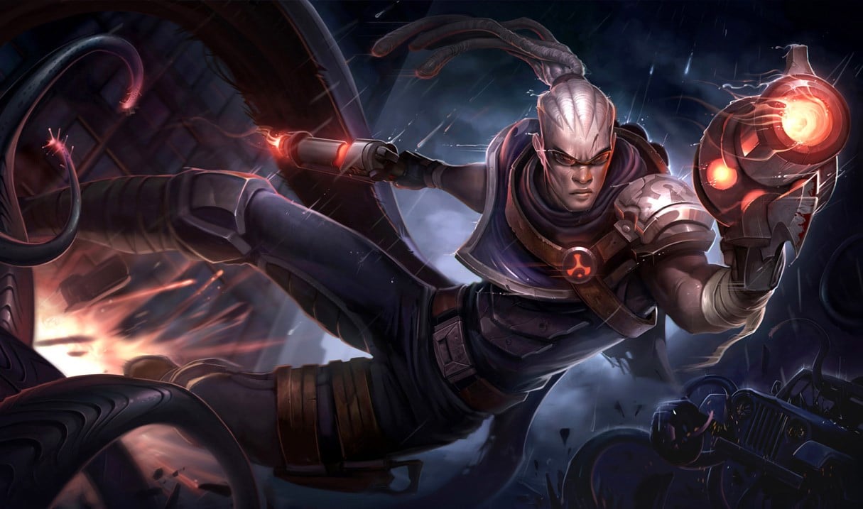 Hired Gun Lucian splash