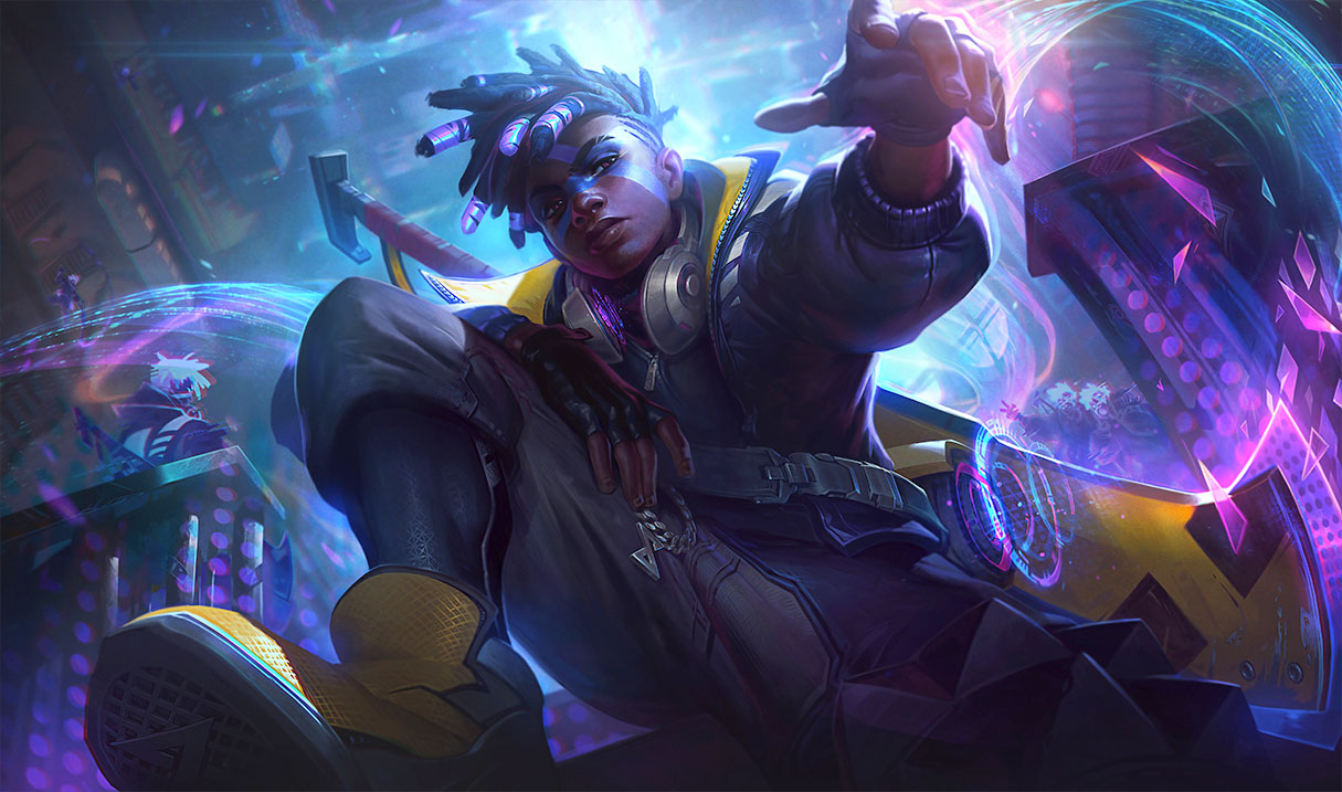 True Damage Ekko splash