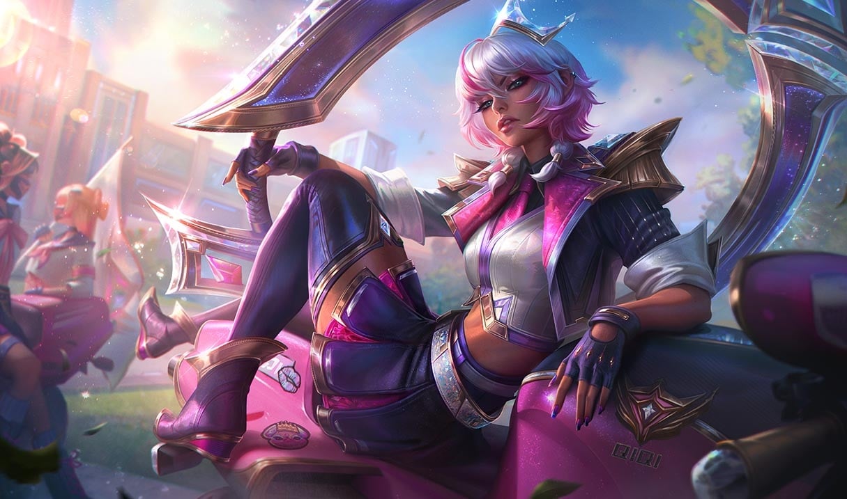 Prestige Battle Academia Qiyana splash