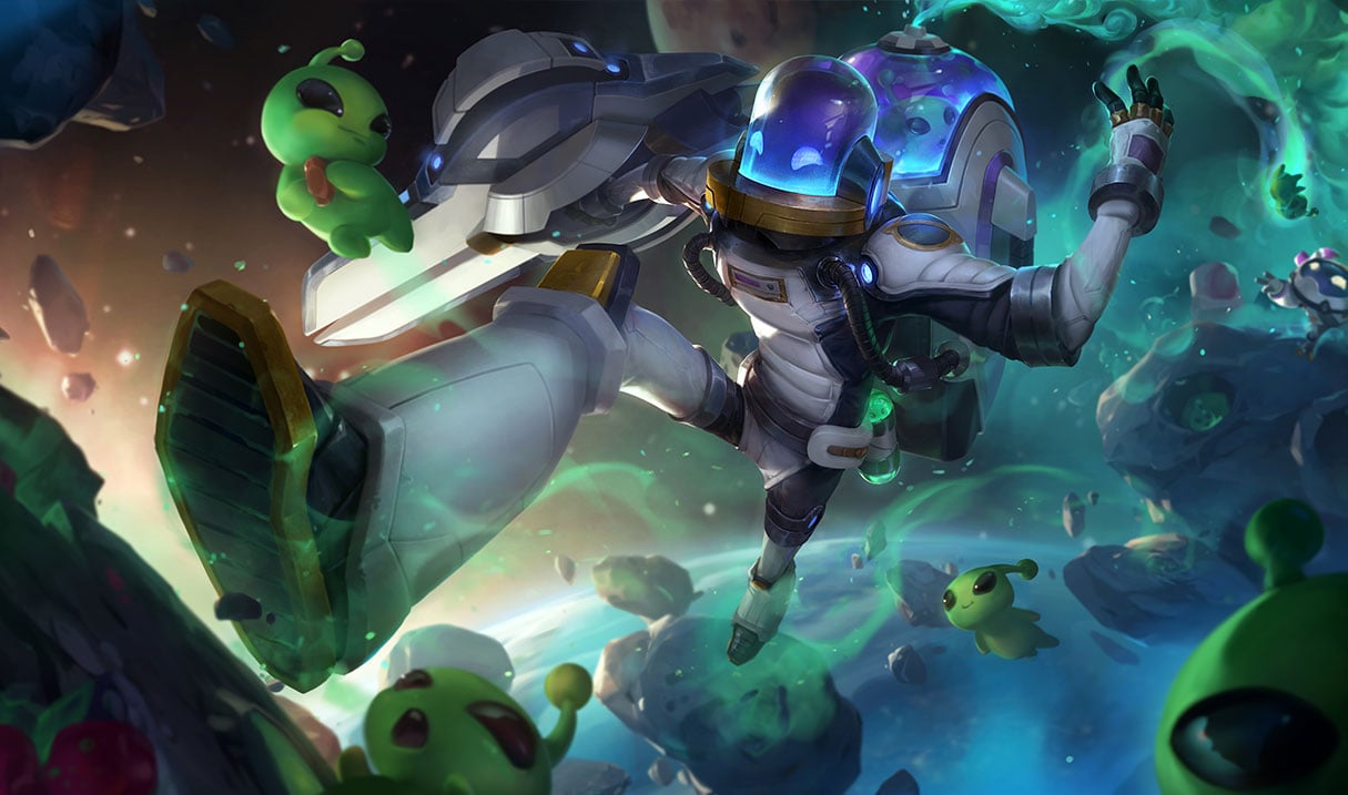 Astronaut Singed splash