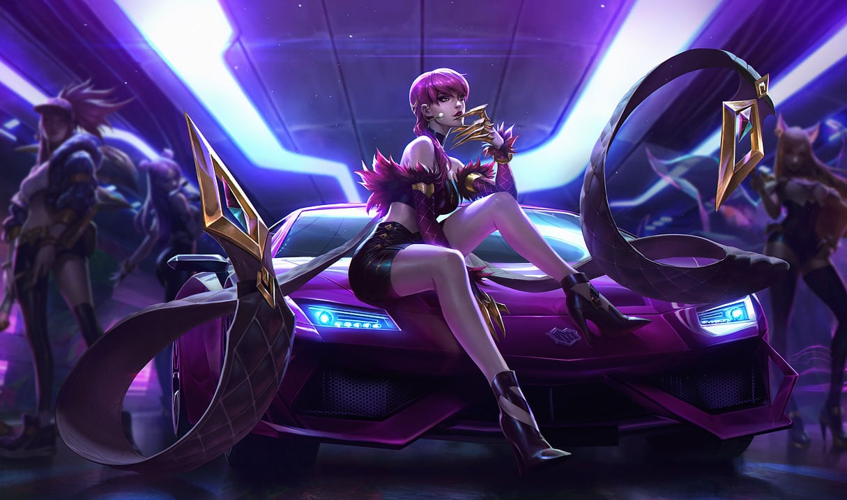 K/DA Evelynn splash