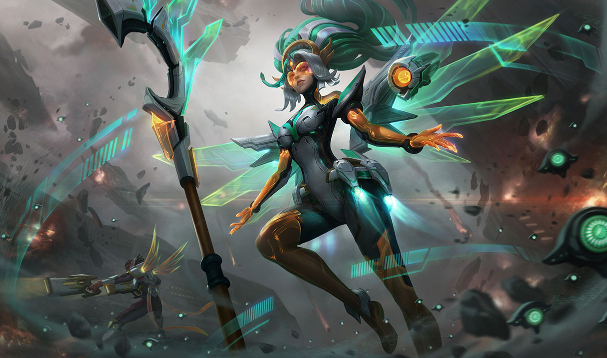 Cyber Halo Janna splash