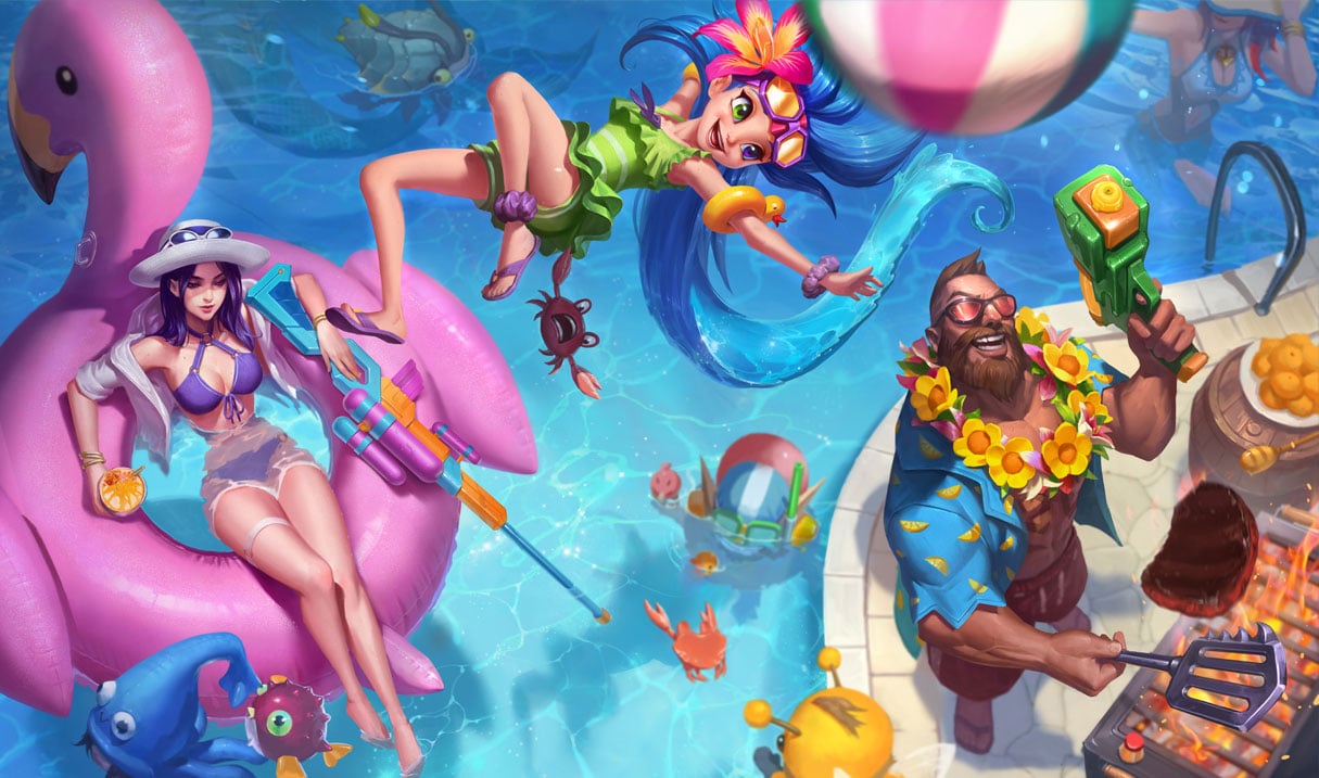 Pool Party Gangplank splash