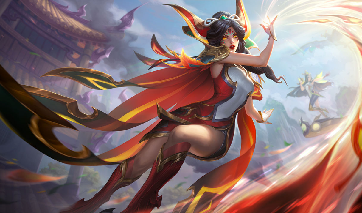 Brave Phoenix Xayah splash