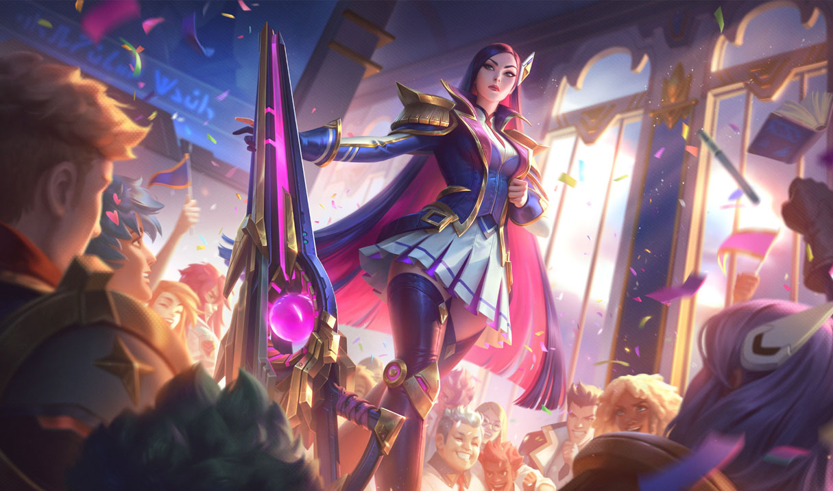 Battle Academia Caitlyn splash