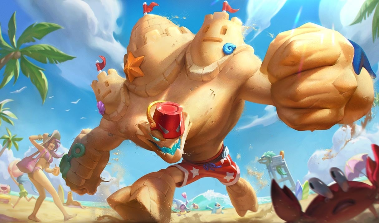 Pool Party Malphite splash