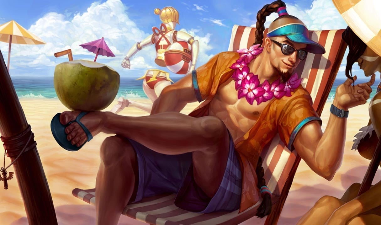 Pool Party Lee Sin splash