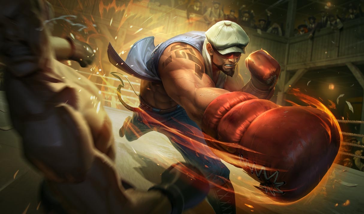 Knockout Lee Sin splash