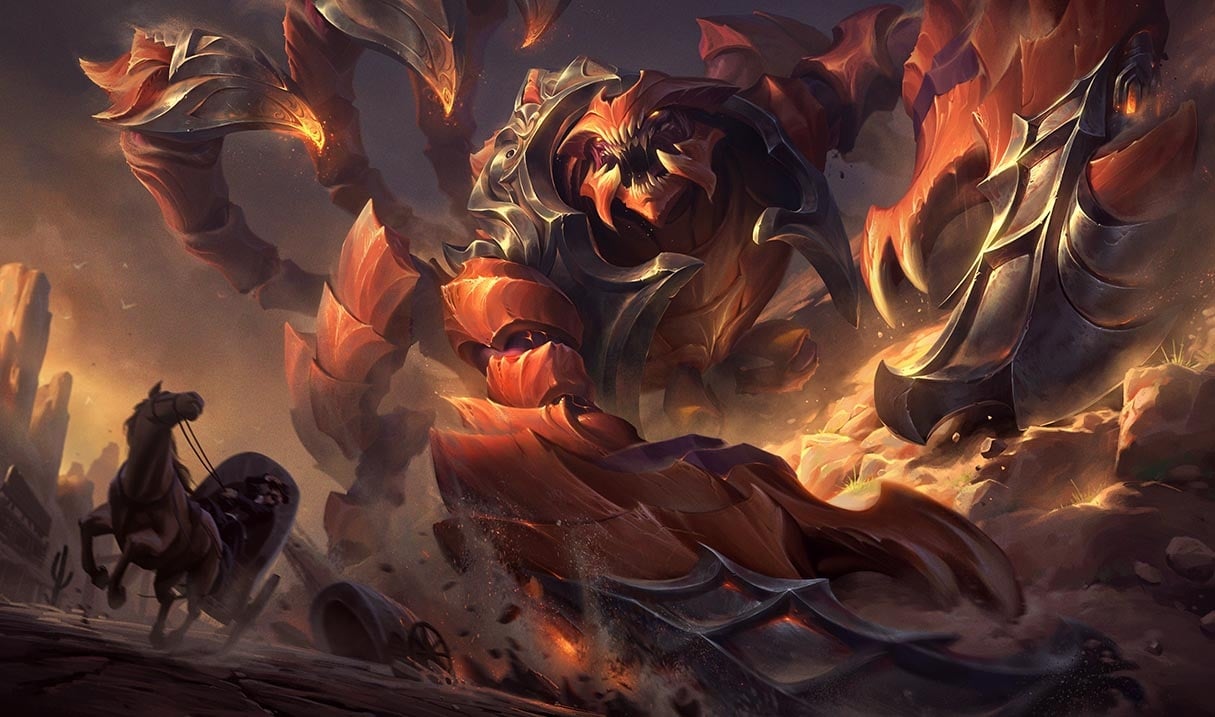 Sandscourge Skarner splash