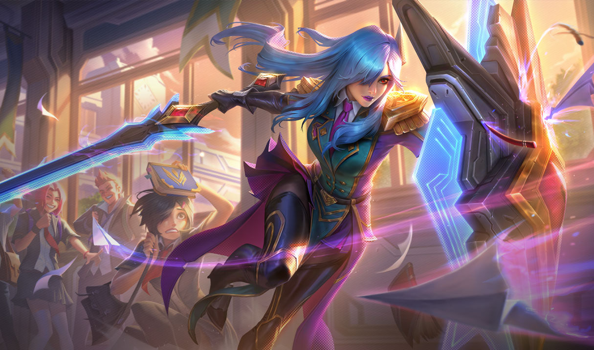 Battle Academia Leona splash