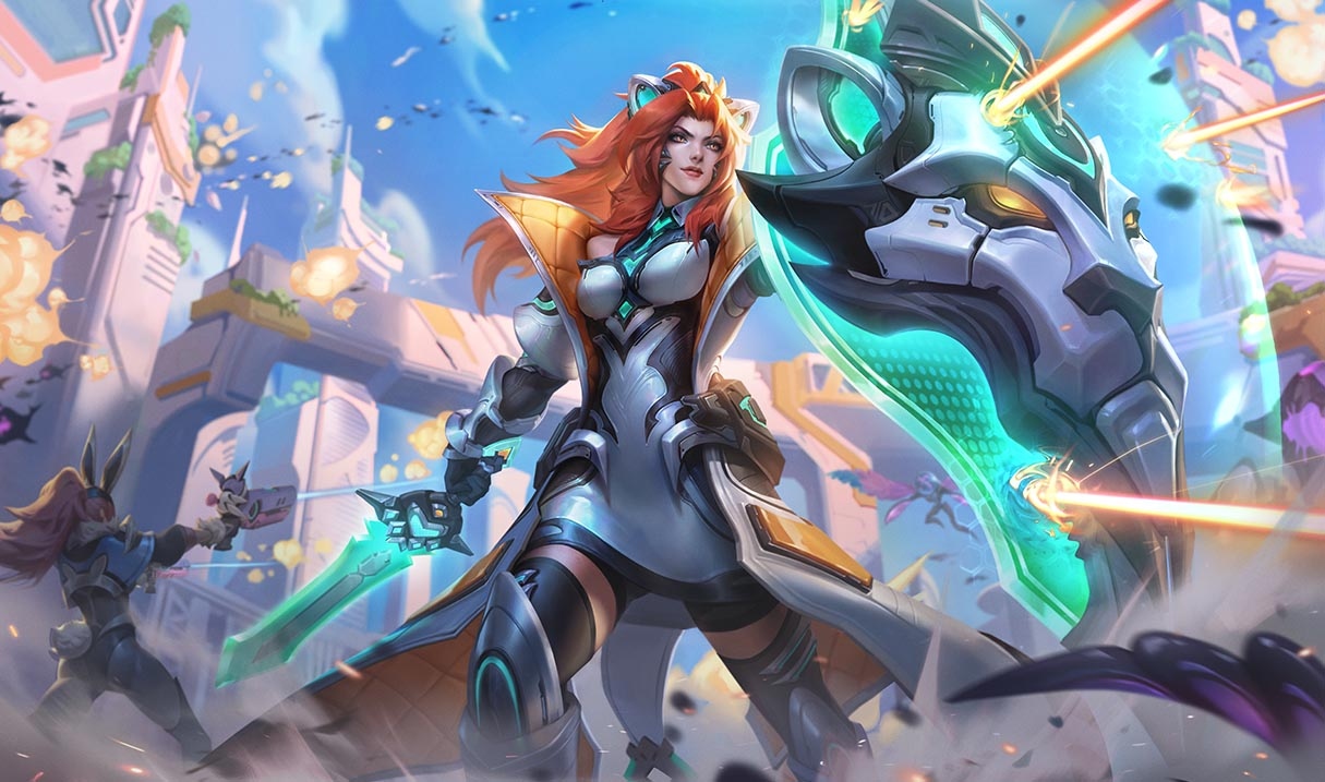 Battle Lion Leona splash