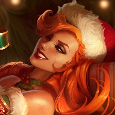 Candy Cane Miss Fortune skin