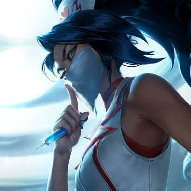 Nurse Akali skin